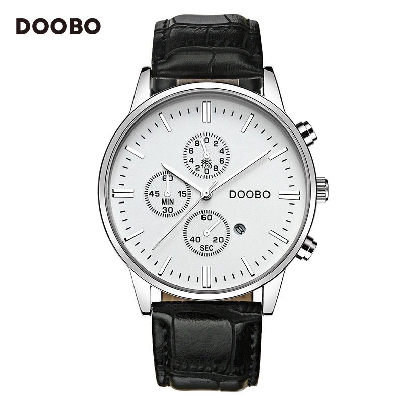 Фото 2018 Fashion Brand DOOBO Casual Business Mens Watches Luxury Quartz Watch Men Wristwatches Quartz-Watch Relogio Masculino | Наручные часы