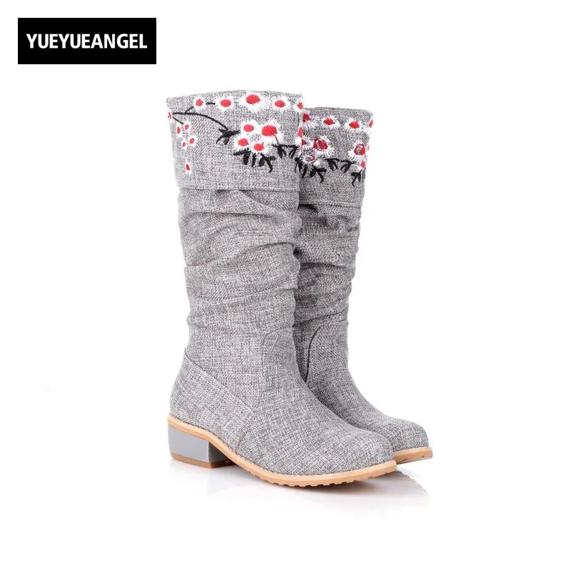Streetwear Fashion New Embroidery Floral Preppy Style Cute School Prom Boots Womens Shoes Square Toe Bota Feminina Size US 3-16
Streetwear Fashion New Embroidery Floral Preppy Style Cute School Prom Boots Womens Shoes Square Toe Bota Feminina Size US 3-16