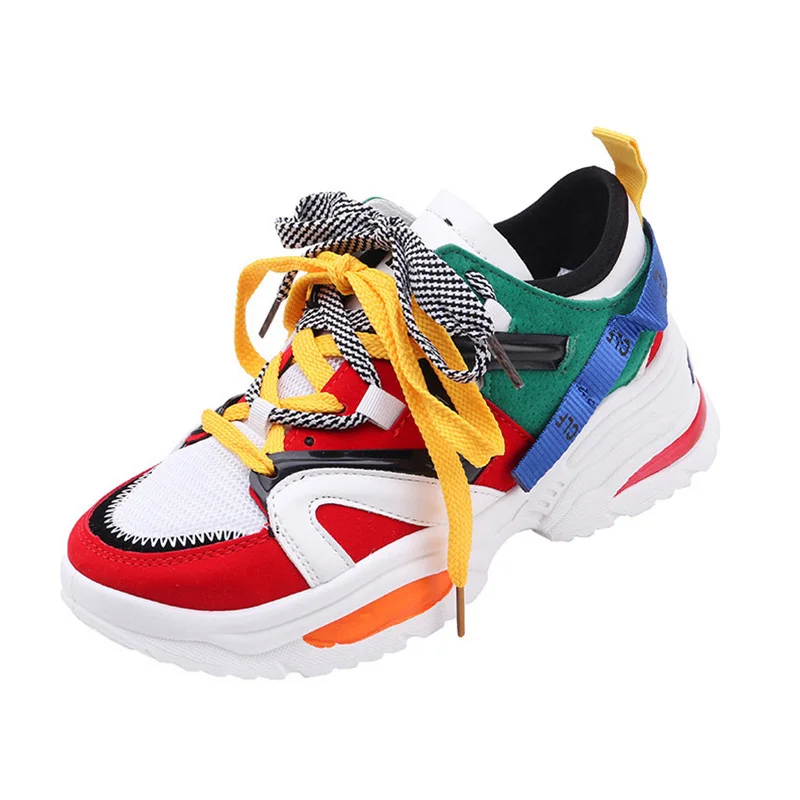 Women Casual Shoes Platform Sneakers Spring Vulcanized New Ladies Lace Up Sewing Wedges Lover Shoes Mixed Color Fashion Footwear
Women Casual Shoes Platform Sneakers Spring Vulcanized New Ladies Lace Up Sewing Wedges Lover Shoes Mixed Color Fashion Footwear