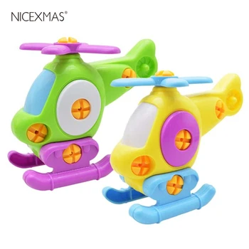 1pc Assembly Helicopter Early Learning Assembly Educational Disassembly Airplane Model Toys Puzzle for Kids Children
1pc Assembly Helicopter Early Learning Assembly Educational Disassembly Airplane Model Toys Puzzle for Kids Children