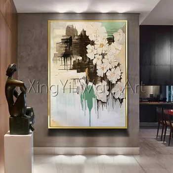 Canvas paintings knife flowers wall art picture for living room home wall decor thick texture Acrylic quadros caudros decoration
Canvas paintings knife flowers wall art picture for living room home wall decor thick texture Acrylic quadros caudros decoration