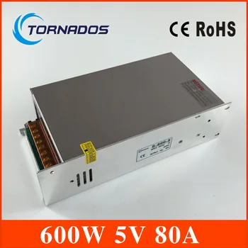 led power supply 5v 80A power unit supply industrial switching LED driver free shipping