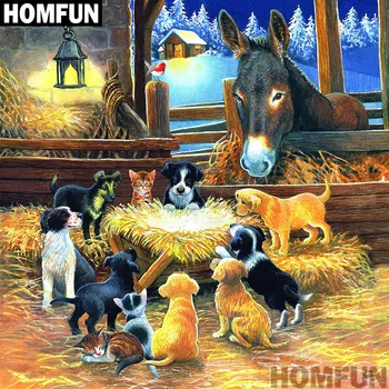 HOMFUN Full Square/Round Drill 5D DIY Diamond Painting "Animal Night Divine" 3D Embroidery Cross Stitch 5D Decor Gift A00892
HOMFUN Full Square/Round Drill 5D DIY Diamond Painting "Animal Night Divine" 3D Embroidery Cross Stitch 5D Decor Gift A00892