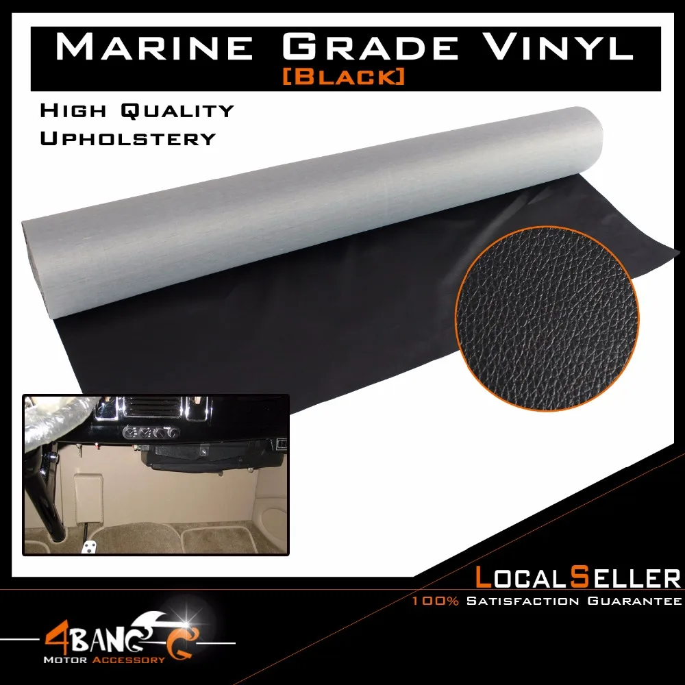NEW Product! Black Waterproof Automotive Upholstery Marine Vinyl Fabric Interior Decorate 54" W High Quality
NEW Product! Black Waterproof Automotive Upholstery Marine Vinyl Fabric Interior Decorate 54" W High Quality