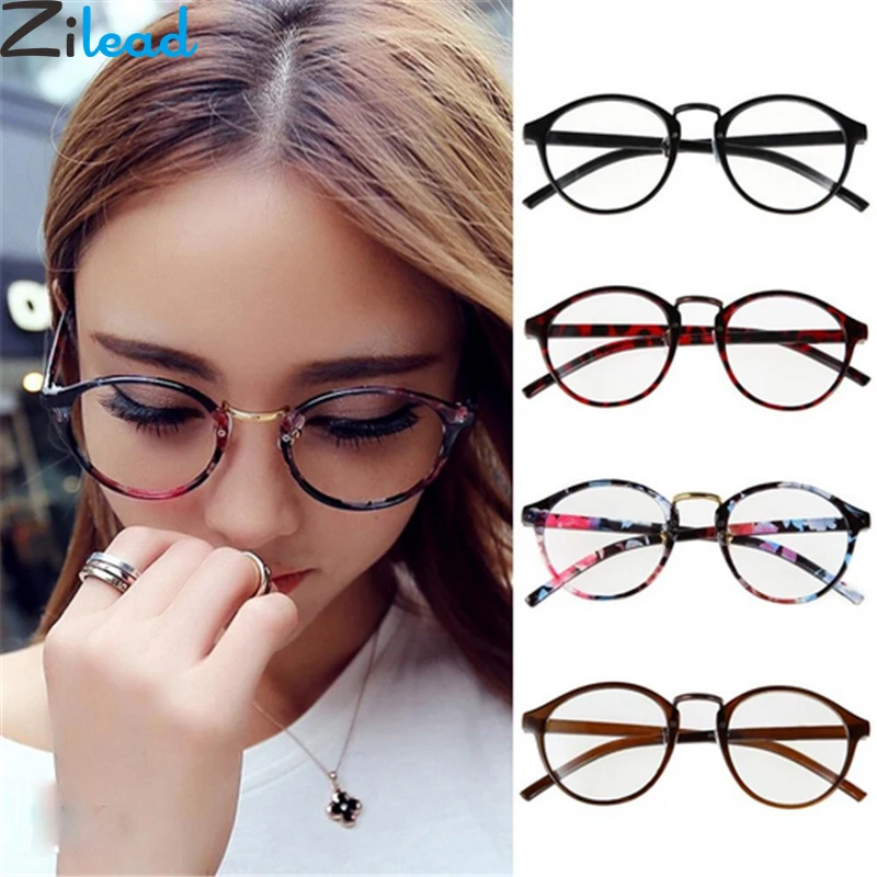 Zilead Retro Round Clear Lens Spectacle Optical Frame Floral Women Anti-radiation Plain Eyeglasses Student Myopic Glasses Frame
Zilead Retro Round Clear Lens Spectacle Optical Frame Floral Women Anti-radiation Plain Eyeglasses Student Myopic Glasses Frame
