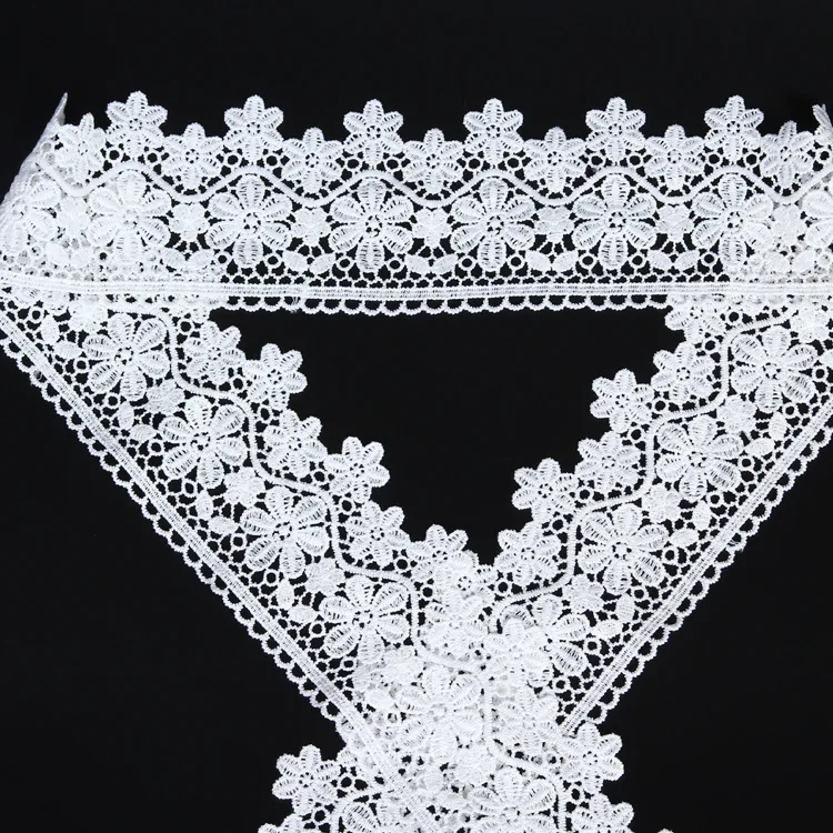 10cm Width Water Soluble Sewing Lace Trim For Bridal Dress Embroidered White Lace Ribbon Appliques Black Lace Fabric 15Yards
10cm Width Water Soluble Sewing Lace Trim For Bridal Dress Embroidered White Lace Ribbon Appliques Black Lace Fabric 15Yards