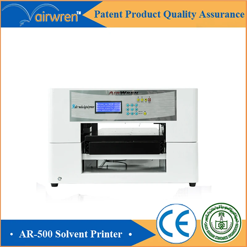 High quality id card printer solvent printing machine in printer with CE approved