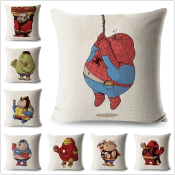 Famous Chunkies Fat Super Hero Pillow Case Cartoon Linen 45*45 Cushion Cover for Sofa Home Decorative Printed Throw Pillowcase
Famous Chunkies Fat Super Hero Pillow Case Cartoon Linen 45*45 Cushion Cover for Sofa Home Decorative Printed Throw Pillowcase