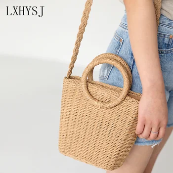 Straw Bags for Women Summer Hand-Woven Rattan Bag Handmade Woven Purse Wicker Shoulder Beach Bag Bohemia Bali Crossbody Handbag
Straw Bags for Women Summer Hand-Woven Rattan Bag Handmade Woven Purse Wicker Shoulder Beach Bag Bohemia Bali Crossbody Handbag