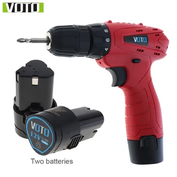 VOTO 12V Cordless Electric Screwdriver Household Power Tools with Lithium Battery Speed Adjustment for Handling Screws Drilling
VOTO 12V Cordless Electric Screwdriver Household Power Tools with Lithium Battery Speed Adjustment for Handling Screws Drilling
