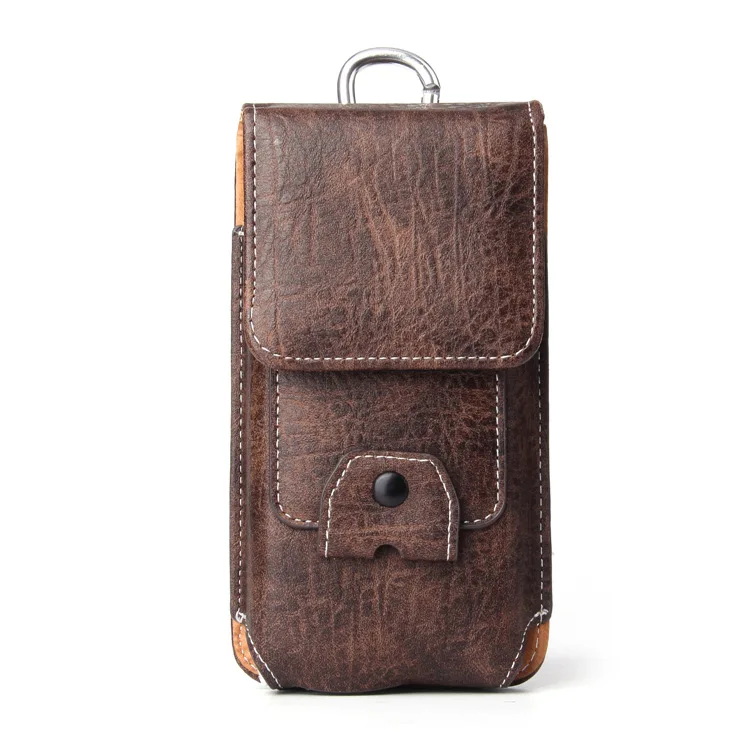Leather Phone Pouch For xiaomi redmi note 4 7 pro note 5 plus mi a2 note 6 pro xiomi mi 9 8 lite a1 Belt Clip holster Waist Bags (7)