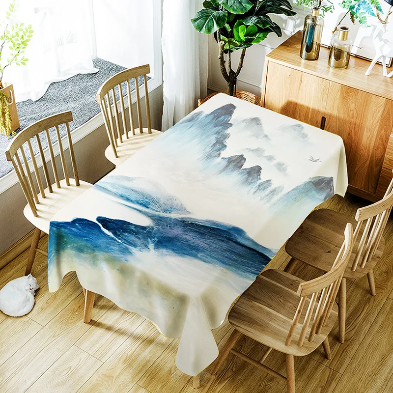 Modern Waterproof Table Cloth Rectangle Polyester Plants Printed Tablecloth Home Protection And Decoration Elegant Table Cover
Modern Waterproof Table Cloth Rectangle Polyester Plants Printed Tablecloth Home Protection And Decoration Elegant Table Cover