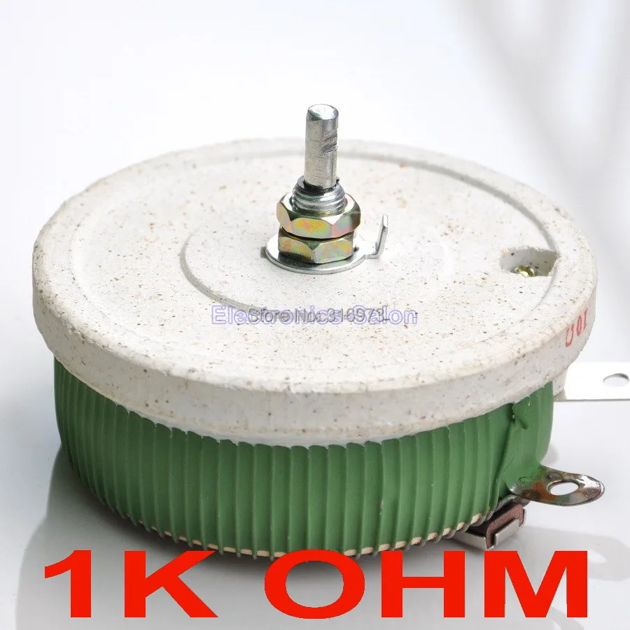 200W 1K OHM High Power Wirewound Potentiometer, Rheostat, Variable Resistor, 200 Watts.
200W 1K OHM High Power Wirewound Potentiometer, Rheostat, Variable Resistor, 200 Watts.
