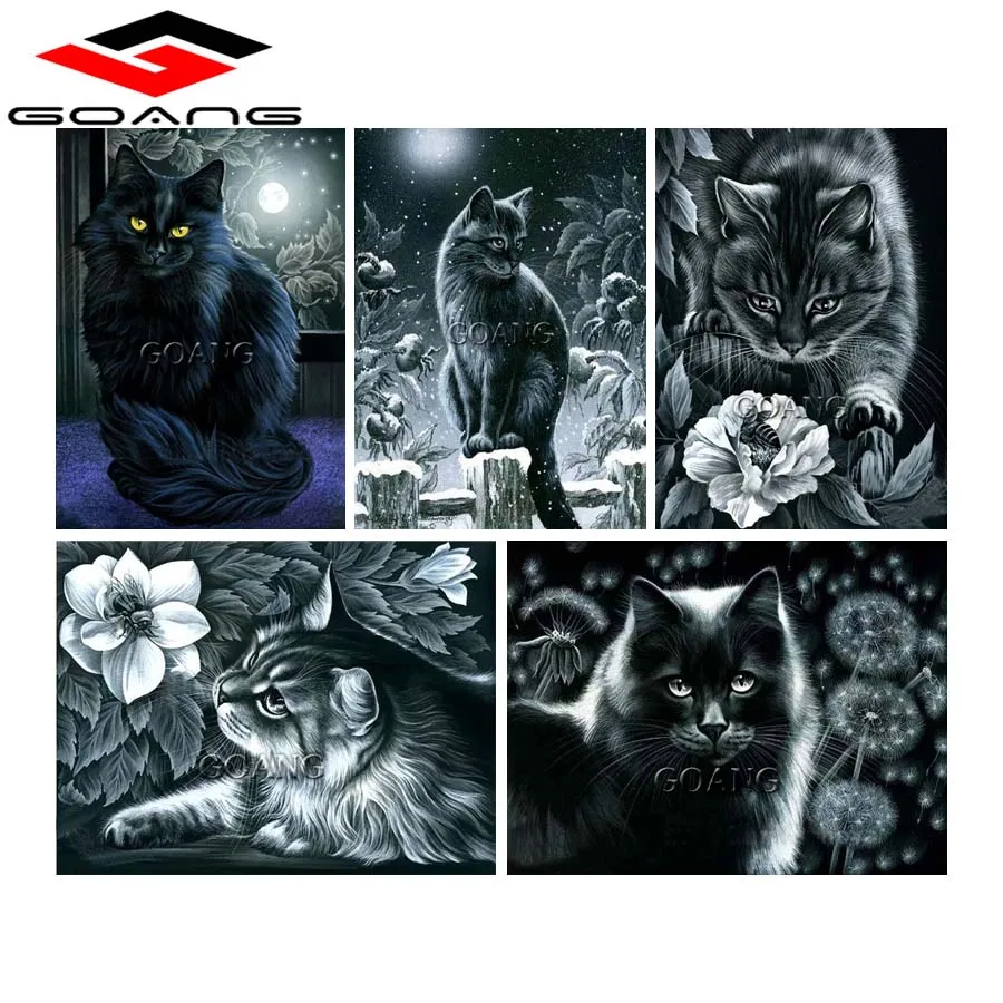 Home Decor 5d Diy Diamond Painting Cross Stitch Animal black cat full Diamond Embroidery Crystal square Diamond Mosaic Pictures
Home Decor 5d Diy Diamond Painting Cross Stitch Animal black cat full Diamond Embroidery Crystal square Diamond Mosaic Pictures