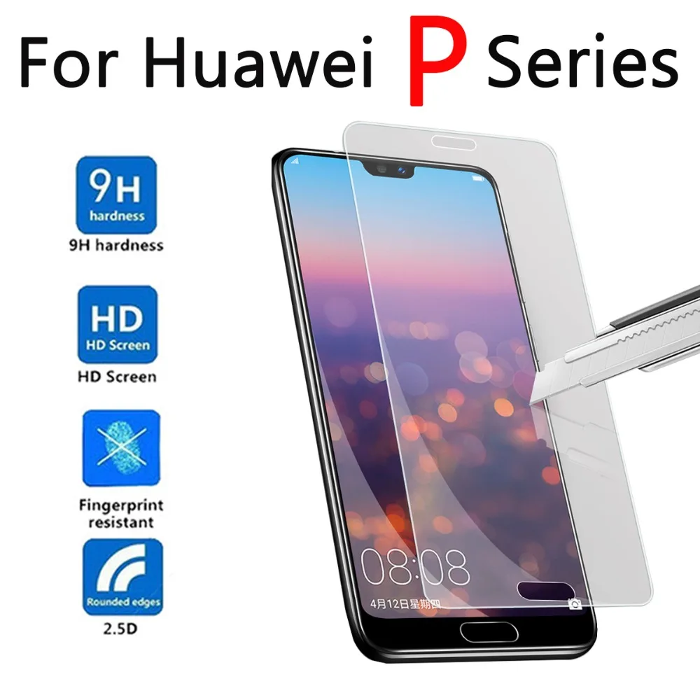 Для huawei p20 lite Защитная пленка для экрана из закаленного стекла на huawey huwei p 10 20 p10 plus
