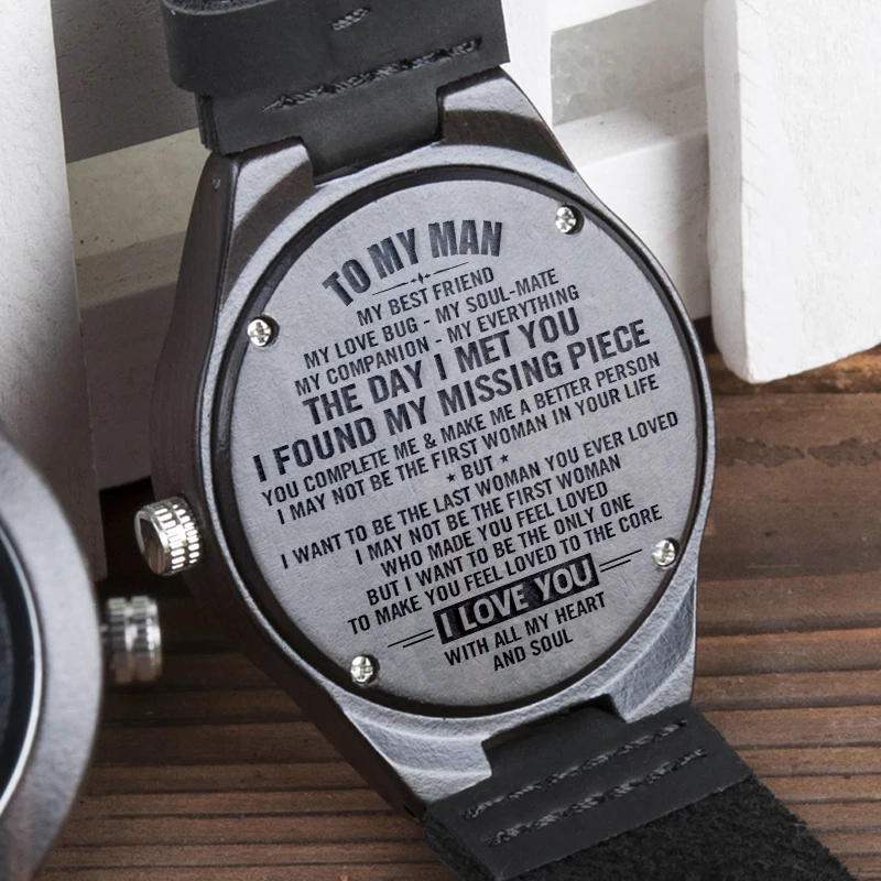 BOBOBIRD Engraved Men Watches Custom Wood Watch Engrave Ebony Leather Handsome Gift Anniversary Groosman Gifts
BOBOBIRD Engraved Men Watches Custom Wood Watch Engrave Ebony Leather Handsome Gift Anniversary Groosman Gifts