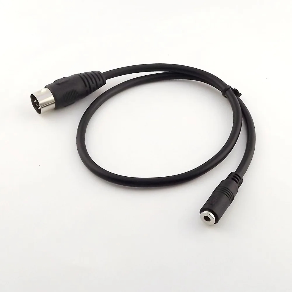 1pc Premium 50cm Din MIDI 5 Pin Male Plug to 3.5mm Stereo Female Socket Audio Cable 50cm
1pc Premium 50cm Din MIDI 5 Pin Male Plug to 3.5mm Stereo Female Socket Audio Cable 50cm