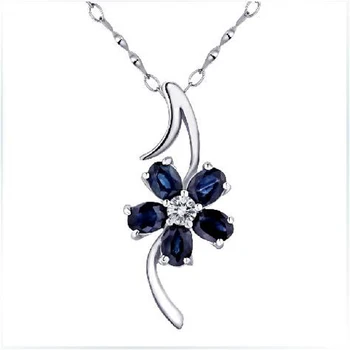 Collier Collares Qi Xuan_Dark Blue Stone Flower Pendant Necklace_Real Necklace_Quality Guaranteed_Manufacturer Directly Sales
Collier Collares Qi Xuan_Dark Blue Stone Flower Pendant Necklace_Real Necklace_Quality Guaranteed_Manufacturer Directly Sales