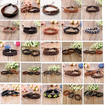 MIXMAX 50PCs Genuine leather cuff bracelets real vintage Ethnic Tribal wristband bangle different styles wholesale lots bulk
MIXMAX 50PCs Genuine leather cuff bracelets real vintage Ethnic Tribal wristband bangle different styles wholesale lots bulk
