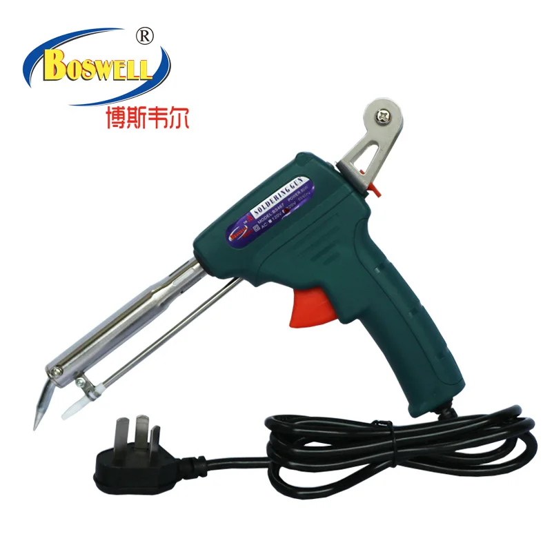 80W 100W 220V Handle Soldering Iron Electrical Soldering Gun Welding with Tin Wire Stent CN 3pins plug,1pcs/lot
80W 100W 220V Handle Soldering Iron Electrical Soldering Gun Welding with Tin Wire Stent CN 3pins plug,1pcs/lot