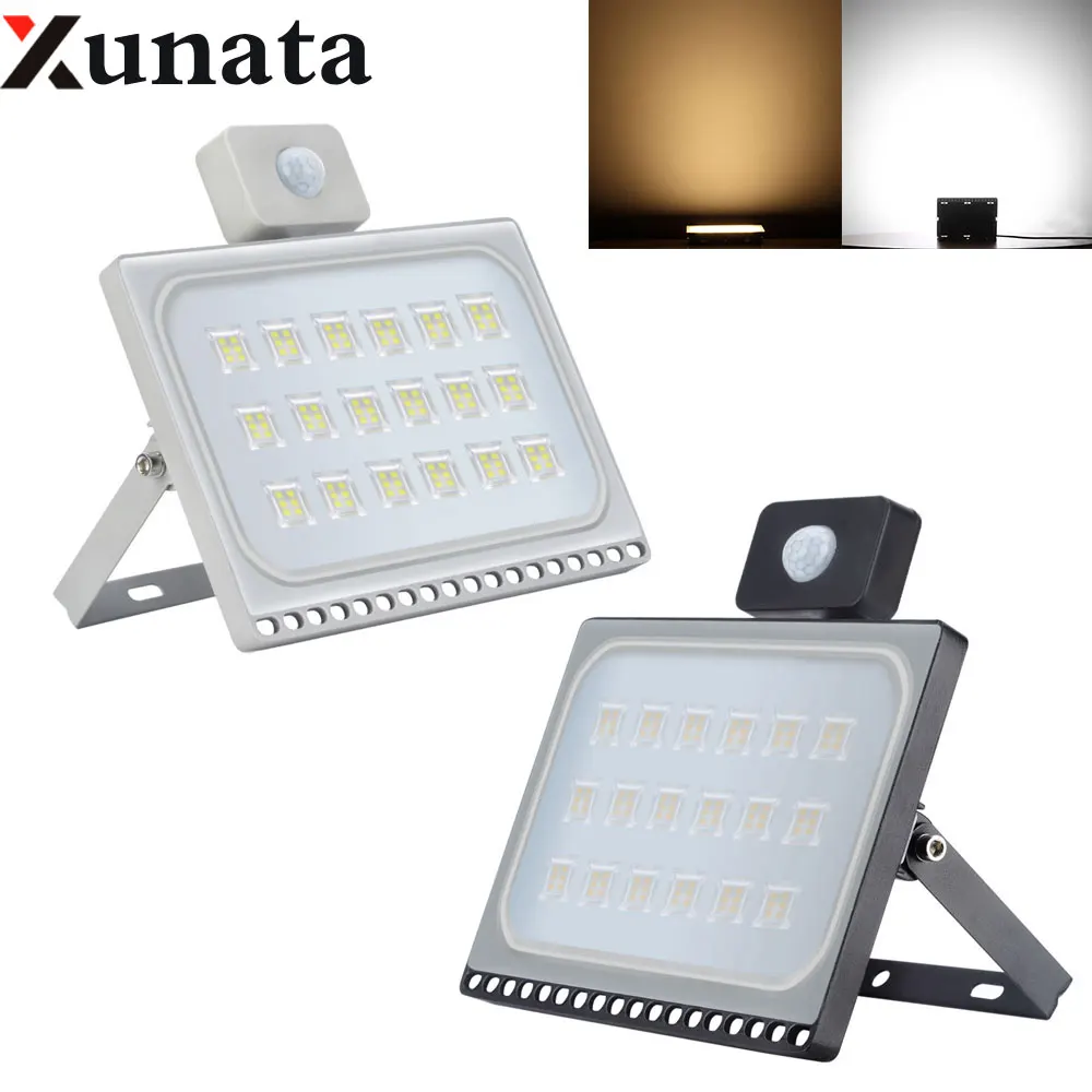 1PC 220V Ultrathin LED Flood Light 10W 20W 30W 50W 100W IP65 Waterproof Motion Sensor LED Spotlight Refletor Outdoor Lamp Solar
1PC 220V Ultrathin LED Flood Light 10W 20W 30W 50W 100W IP65 Waterproof Motion Sensor LED Spotlight Refletor Outdoor Lamp Solar