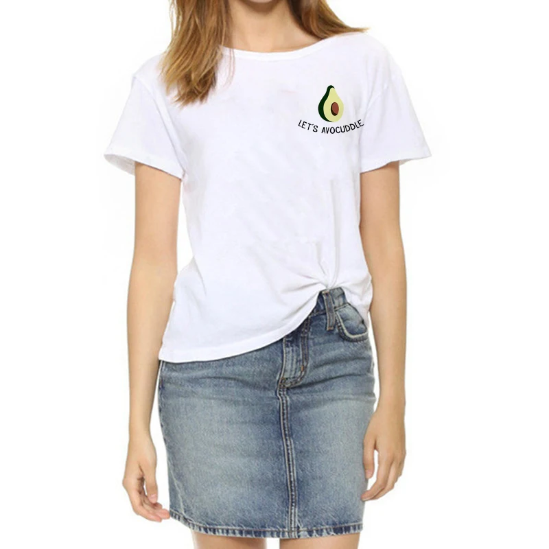 Summer Fashion Printed Avocado T-Shirt Casual Girl Kawaii Tops Unisex Tshirt Female Tees White Shirt Spandex Women Tops Clothing
Summer Fashion Printed Avocado T-Shirt Casual Girl Kawaii Tops Unisex Tshirt Female Tees White Shirt Spandex Women Tops Clothing