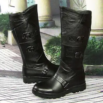 Winter Genuine Leather Round Toe Flat Heel Men Long Boots Warm With Velvet zip Fastener British Style Fashion long Boots
Winter Genuine Leather Round Toe Flat Heel Men Long Boots Warm With Velvet zip Fastener British Style Fashion long Boots