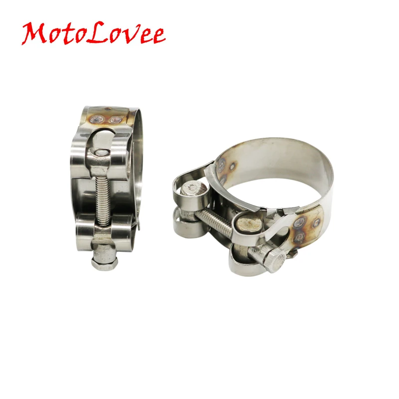 MotoLovee New Universal Duty Slip-on Type Motorcycle Muffler SilencerStainless Steel Motorcycle Exhaust Banjo Clamp Clip
MotoLovee New Universal Duty Slip-on Type Motorcycle Muffler SilencerStainless Steel Motorcycle Exhaust Banjo Clamp Clip