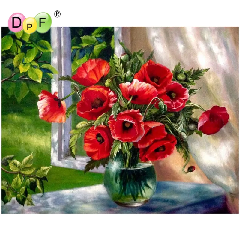 NEW 3D Diamond Painting Cross Stitch Red Floral Vase Crystal Needlework Diamond Embroidery Flower Full Diamond Decorative
NEW 3D Diamond Painting Cross Stitch Red Floral Vase Crystal Needlework Diamond Embroidery Flower Full Diamond Decorative
