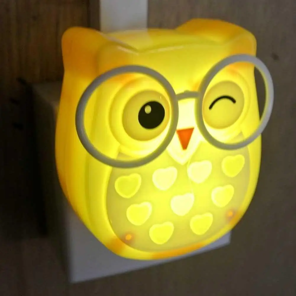 Litake Cute Creative LED Owl Night Lamp Light Sensor Christmas Halloween Festival Gift Decoration Wall Lamp US Plug
Litake Cute Creative LED Owl Night Lamp Light Sensor Christmas Halloween Festival Gift Decoration Wall Lamp US Plug