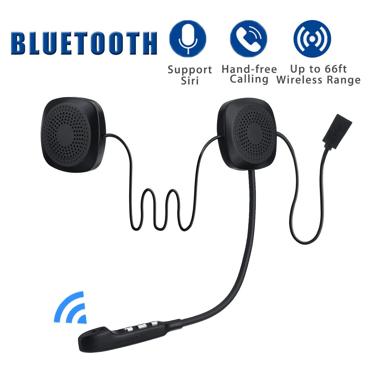 Audew 50M Waterproof Moto bluetooth Wireless Anti-interference Helmet Headset Hands Free bluetooth V4.2 Intercom for Motorcycle
Audew 50M Waterproof Moto bluetooth Wireless Anti-interference Helmet Headset Hands Free bluetooth V4.2 Intercom for Motorcycle