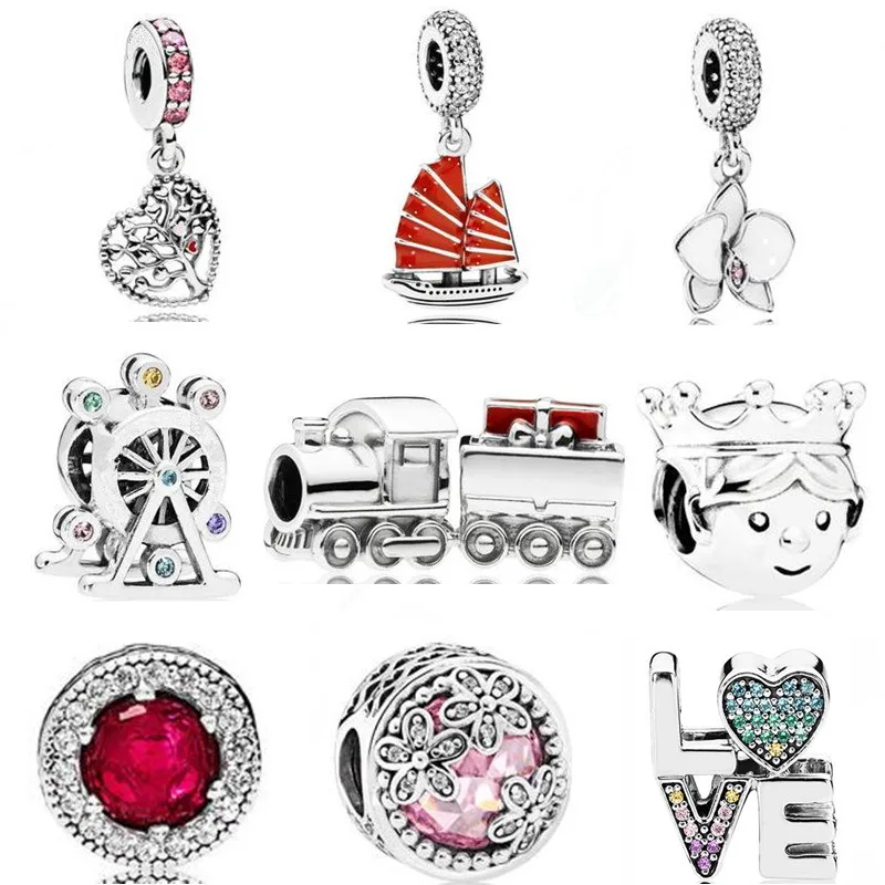 Personality Train Ferris Wheel Beads Red Sailing Pendant Series DIY Suitable for Pandora Bracelet Women's Jewelry European Charm
Personality Train Ferris Wheel Beads Red Sailing Pendant Series DIY Suitable for Pandora Bracelet Women's Jewelry European Charm