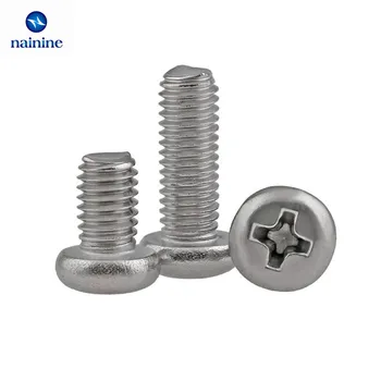 50Pcs M1 M1.2 M1.4 M1.6 M2 ISO7045 DIN7985 GB818 304 Stainless Steel Cross Recessed Pan Head PM Screws Phillips HW002
50Pcs M1 M1.2 M1.4 M1.6 M2 ISO7045 DIN7985 GB818 304 Stainless Steel Cross Recessed Pan Head PM Screws Phillips HW002