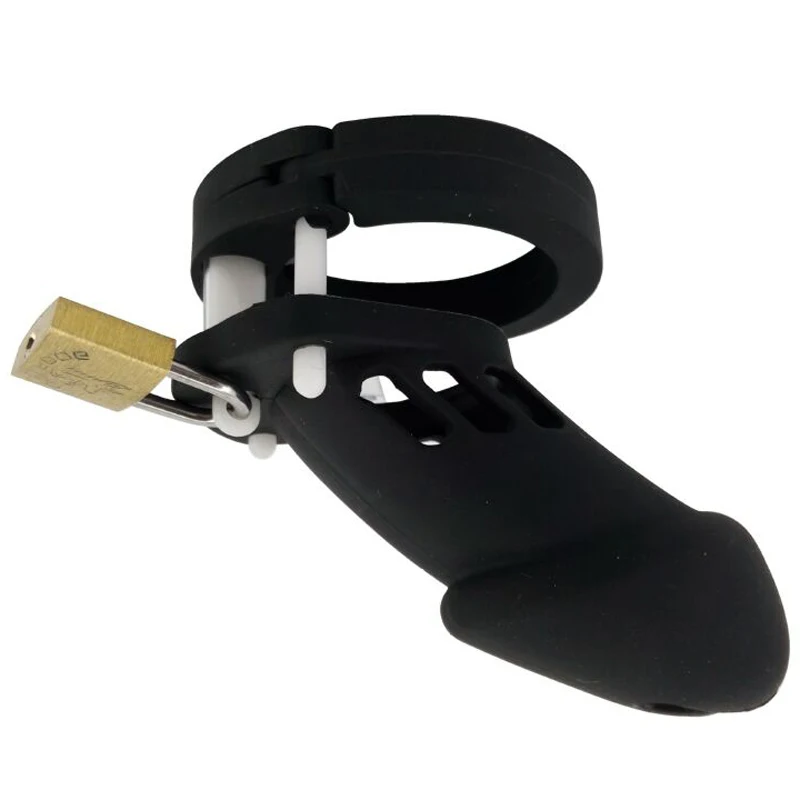 Male Medical Silicone CB6000s Chastity Belt Devices with 5 Ring Size Dick Lock Penis Sleeve Dildo Cage Sex Toys Cock Ring Fetish 13