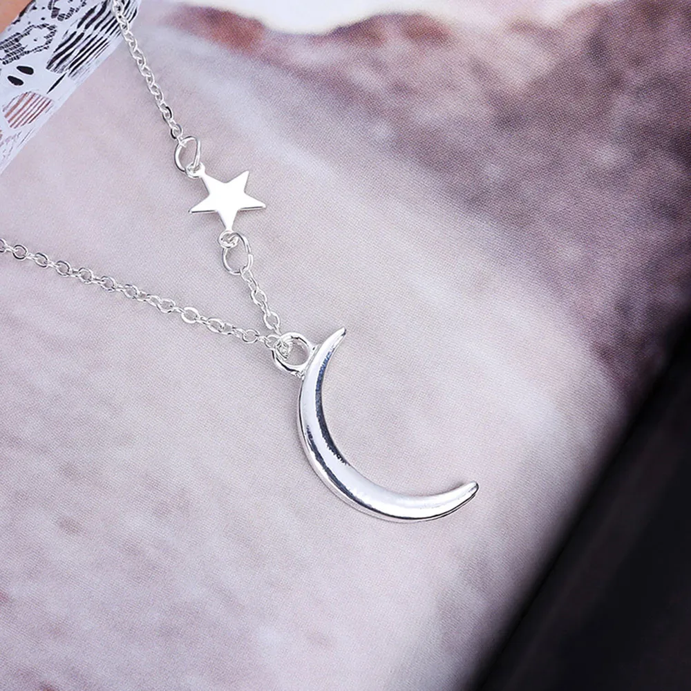 2018 New Simple Design Moon Star Pendant Necklaces Statement Choker Chain Jewelry Gift Bohemian Maxi Collares Necklace Gift
2018 New Simple Design Moon Star Pendant Necklaces Statement Choker Chain Jewelry Gift Bohemian Maxi Collares Necklace Gift