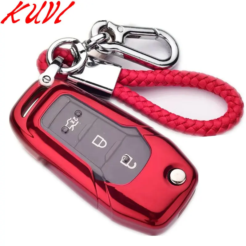 TPU Car Key Case For Ford F-150 F-250 F-350 Explorer Ranger KA Fiesta Mondeo Cover Keyless Remote Fob Shell Skin Holder
TPU Car Key Case For Ford F-150 F-250 F-350 Explorer Ranger KA Fiesta Mondeo Cover Keyless Remote Fob Shell Skin Holder