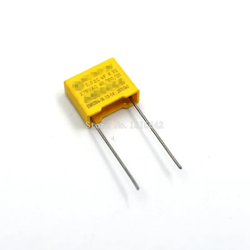20PCS/LOT Safety Capacitor 275VAC 223 0.022UF 275V Pitch 10mm Polypropylene Film Capacitor Capacitance
20PCS/LOT Safety Capacitor 275VAC 223 0.022UF 275V Pitch 10mm Polypropylene Film Capacitor Capacitance