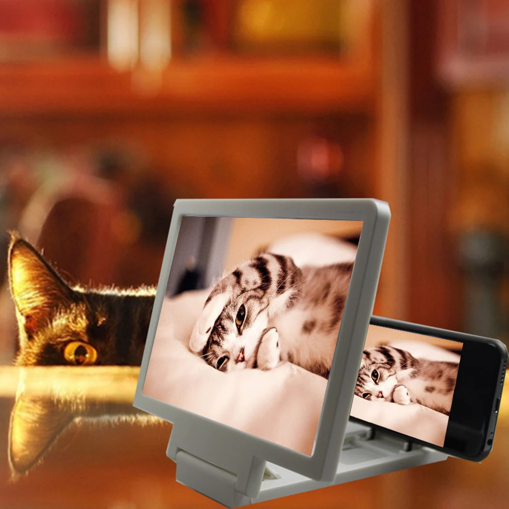 Mobile Phone Screen Magnifier Bracket Enlarge Stand Eyes Protection Folding 3D Video Screen Display Amplifier Expander
Mobile Phone Screen Magnifier Bracket Enlarge Stand Eyes Protection Folding 3D Video Screen Display Amplifier Expander
