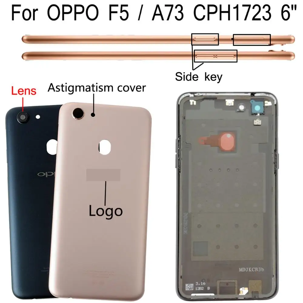 Shyueda 100% Orig New 6" For OPPO F5 / A73 CPH1723 Battery Back Rear Door Cover With Lens & Side Key Tools
Shyueda 100% Orig New 6" For OPPO F5 / A73 CPH1723 Battery Back Rear Door Cover With Lens & Side Key Tools