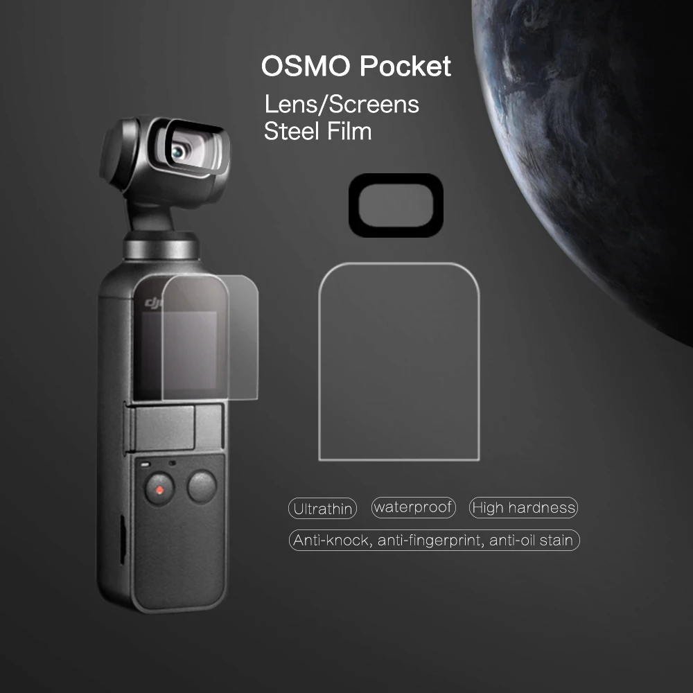 Vamson for DJI OSMO Pocket Tempered Glass Screen Film Camera Lens Protective Film Accessory accessories-OP102
Vamson for DJI OSMO Pocket Tempered Glass Screen Film Camera Lens Protective Film Accessory accessories-OP102