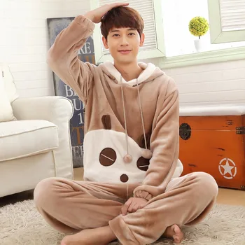 Autumn and winter men thick flannel Pajamas sets Hooded plus size S-4XL 5XL 6XL sleepwear women cartoon coral fleece lounge set
Autumn and winter men thick flannel Pajamas sets Hooded plus size S-4XL 5XL 6XL sleepwear women cartoon coral fleece lounge set