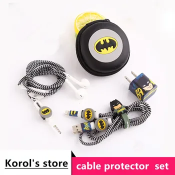 Good Gift Cute Cartoon USB Cable Earphone Protector Set With Cable Winder Stickers Spiral Cord Protector For iphone 6 6s 7plus 8
Good Gift Cute Cartoon USB Cable Earphone Protector Set With Cable Winder Stickers Spiral Cord Protector For iphone 6 6s 7plus 8