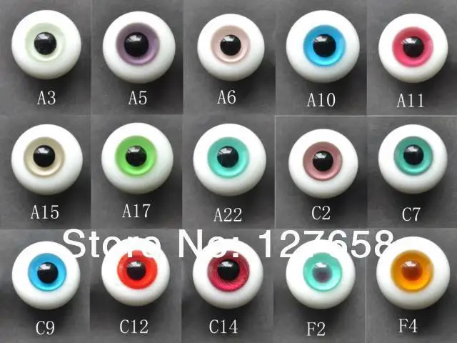 Estartek BJD SD doll Component Glass eyes / no pattern eye / 16MM for 1/4 1/3 1/6 BJD dolls 15 color for choose
Estartek BJD SD doll Component Glass eyes / no pattern eye / 16MM for 1/4 1/3 1/6 BJD dolls 15 color for choose