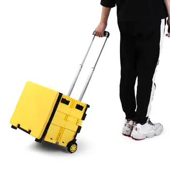 Folding 2 Wheel Shopping Trolley Cart Supermarket Hand Cart Grocery Storage Basket 25kg Heavy Duty Storage Box Boot with Lid
Folding 2 Wheel Shopping Trolley Cart Supermarket Hand Cart Grocery Storage Basket 25kg Heavy Duty Storage Box Boot with Lid