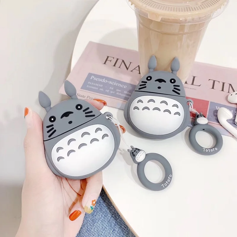 Spirited Away Totoro Wireless Bluetooth Earphone Case For Apple Airpods Silicone Headphones Cases For Airpods2 Protective Cover
Spirited Away Totoro Wireless Bluetooth Earphone Case For Apple Airpods Silicone Headphones Cases For Airpods2 Protective Cover