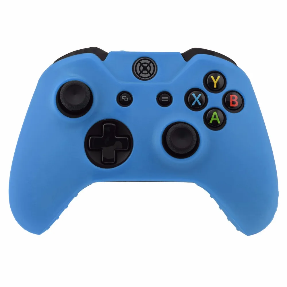 Мягкий силиконовый защитный чехол для Xbox One резиновый синий (FZQWEG) 2 шт. |