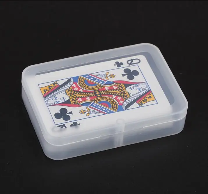 100pcs High Quality Transparent Playing CARDS Plastic Box PP Storage Boxes Packing Case (CARDS width less than 6cm)
100pcs High Quality Transparent Playing CARDS Plastic Box PP Storage Boxes Packing Case (CARDS width less than 6cm)