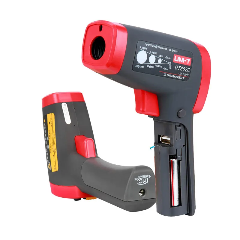 UNI-T UT302C Infrared Thermometer Gun Handheld Non Contact Infrared Thermometer -32~650 Celsius Temperature Tester Pyrometer
UNI-T UT302C Infrared Thermometer Gun Handheld Non Contact Infrared Thermometer -32~650 Celsius Temperature Tester Pyrometer
