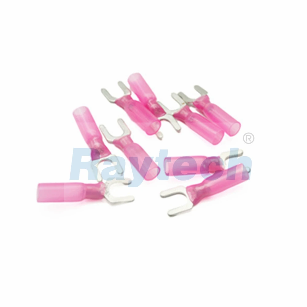 Raytech Electrical Cable Wire Solder Seal Wire Connector Ancor Red HDPE Heat Shrink Fork Terminals 10pcs
Raytech Electrical Cable Wire Solder Seal Wire Connector Ancor Red HDPE Heat Shrink Fork Terminals 10pcs