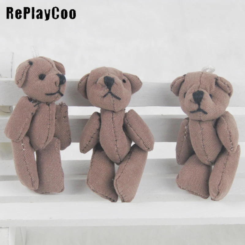 100PCS/LOTMini Teddy Bear Stuffed Plush Toys Small Bear Stuffed Toys 4.5cm Pendant Kids Toys Birthday Gift Party Decor GMR042
100PCS/LOTMini Teddy Bear Stuffed Plush Toys Small Bear Stuffed Toys 4.5cm Pendant Kids Toys Birthday Gift Party Decor GMR042